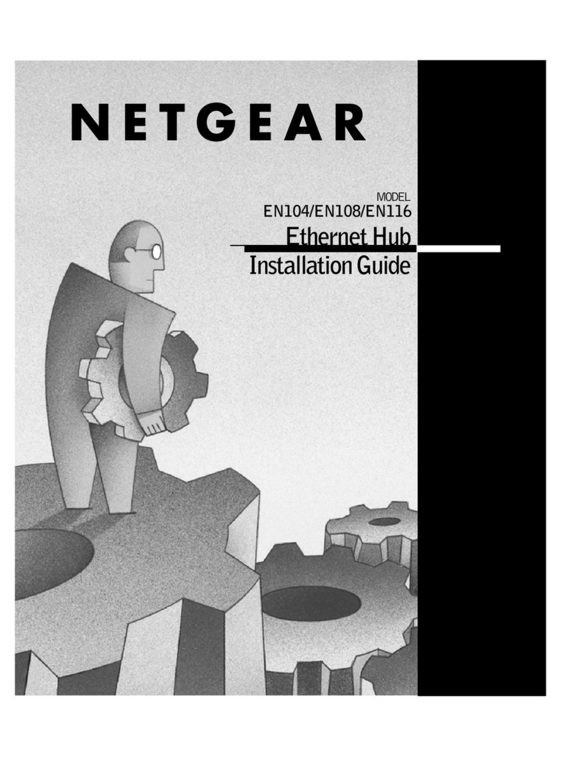 NETGEAR EN104 - Hub - EN User manual