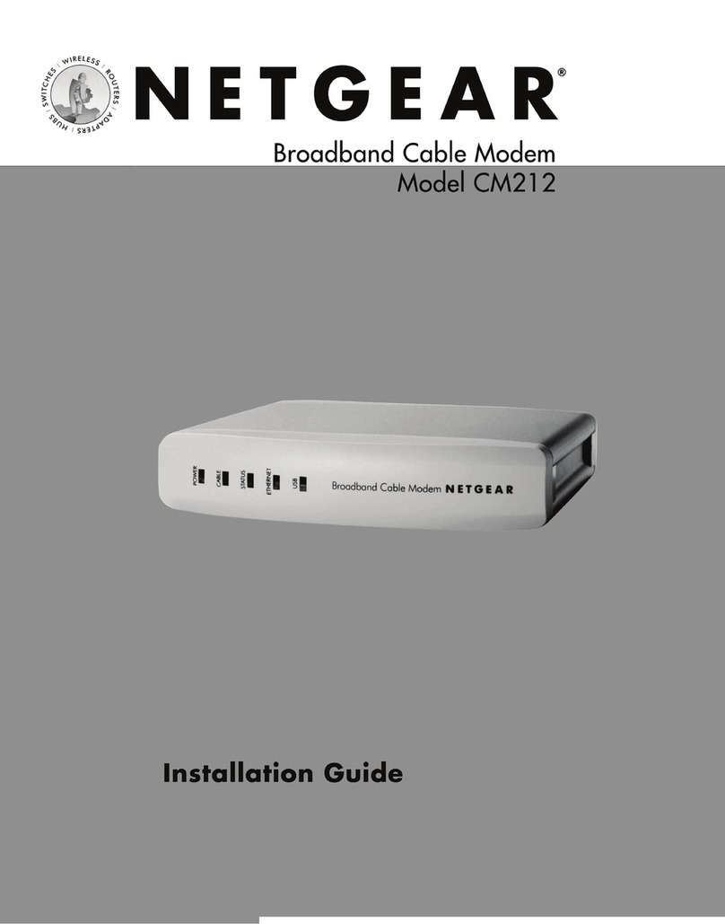 NETGEAR CM212 User manual