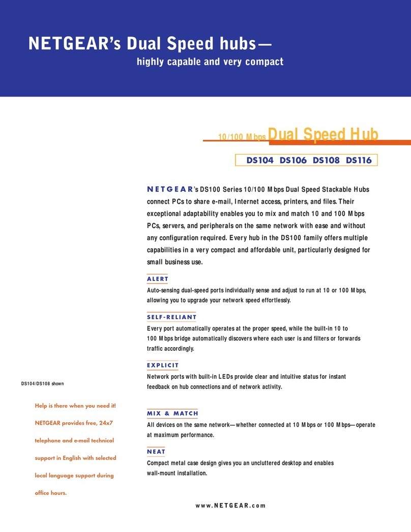 NETGEAR DS104 User manual NETGEAR DS104 User manual