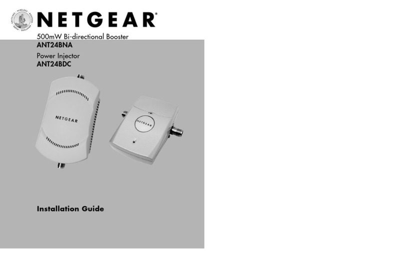NETGEAR ANT24BDC - Power Injector For The 500 mW... User manual