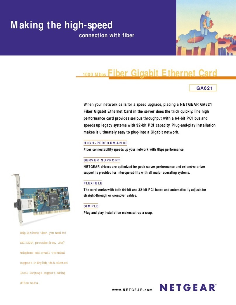 NETGEAR GA621 Brochure & specs