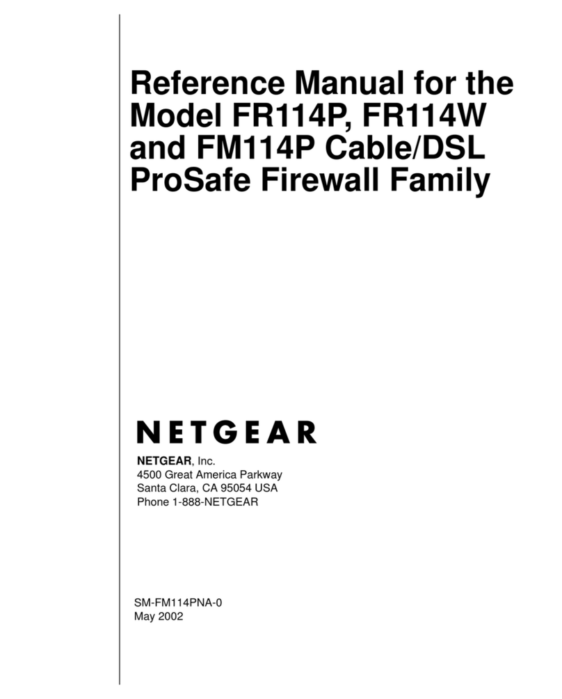 NETGEAR ProSafe FR114P User manual