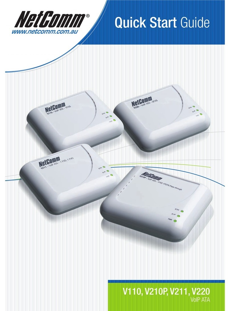 NetComm V110 User manual
