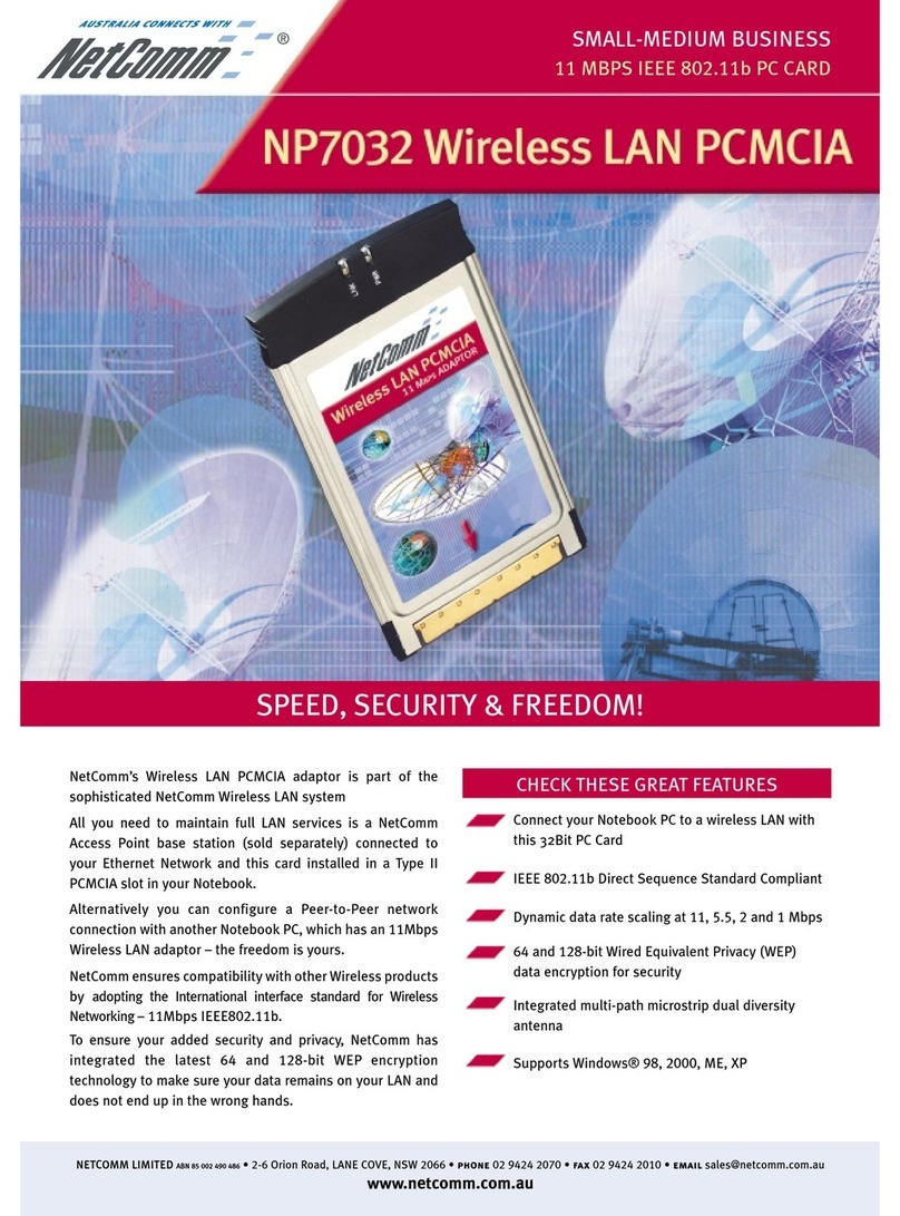 NetComm NP7032 Specifications
