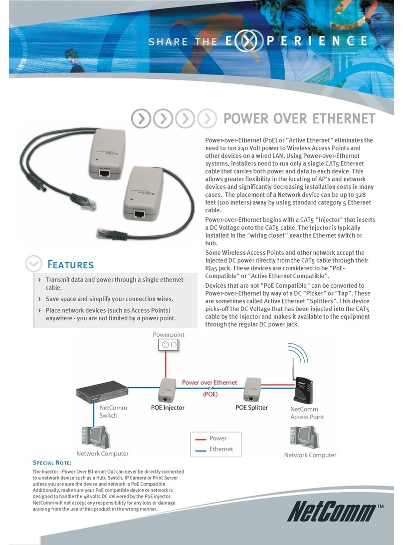 NetComm POE20 Specifications