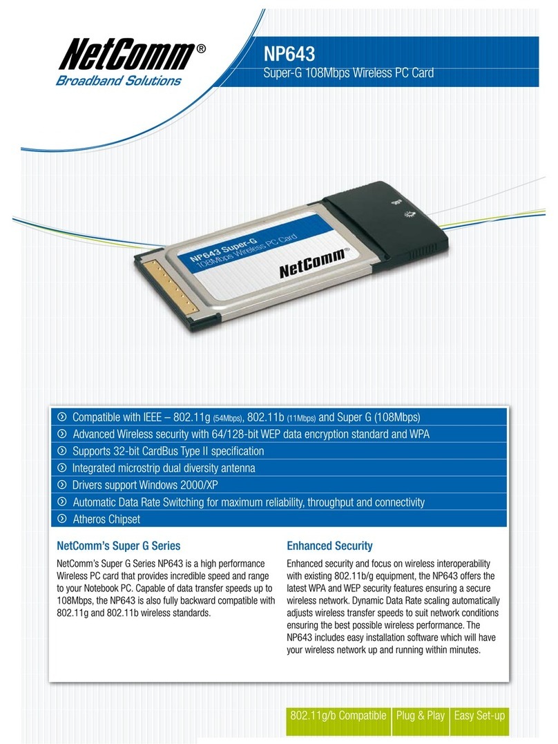 NetComm NP643 User manual