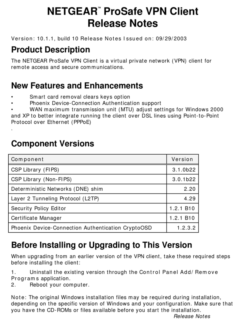 NETGEAR VPN Instruction Manual