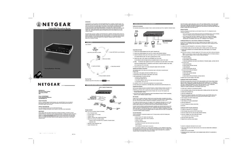 NETGEAR RP334 User manual NETGEAR RP334 User manual
