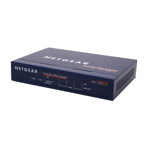 NETGEAR ProSafe FVS114 User manual