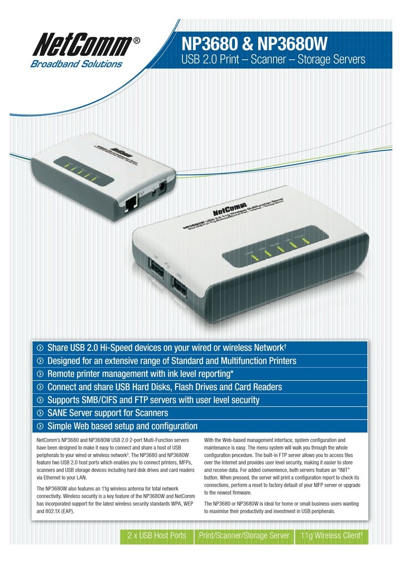 NetComm NP3680 User manual