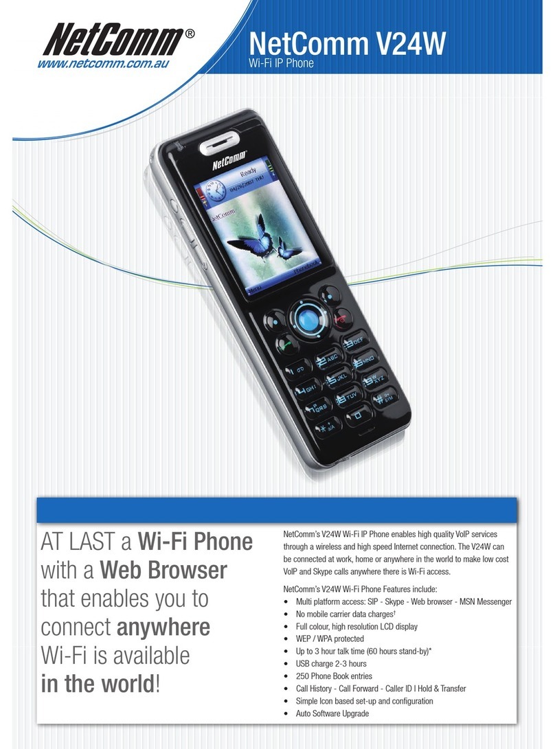 NetComm V24W User manual