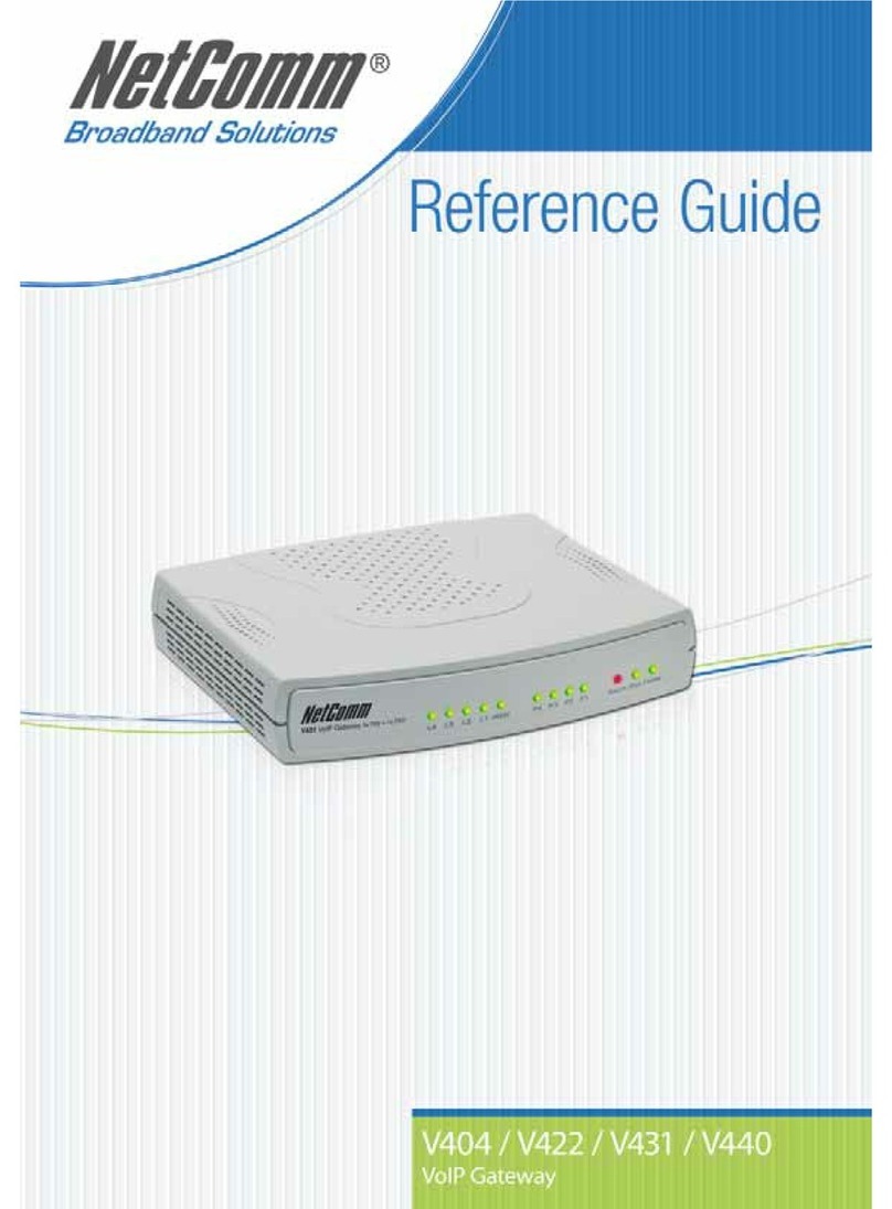 NetComm V422 User manual
