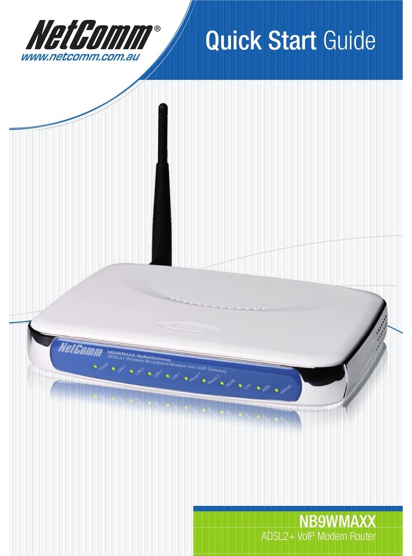 NetComm NB9WMAXX User manual NetComm NB9WMAXX User manual