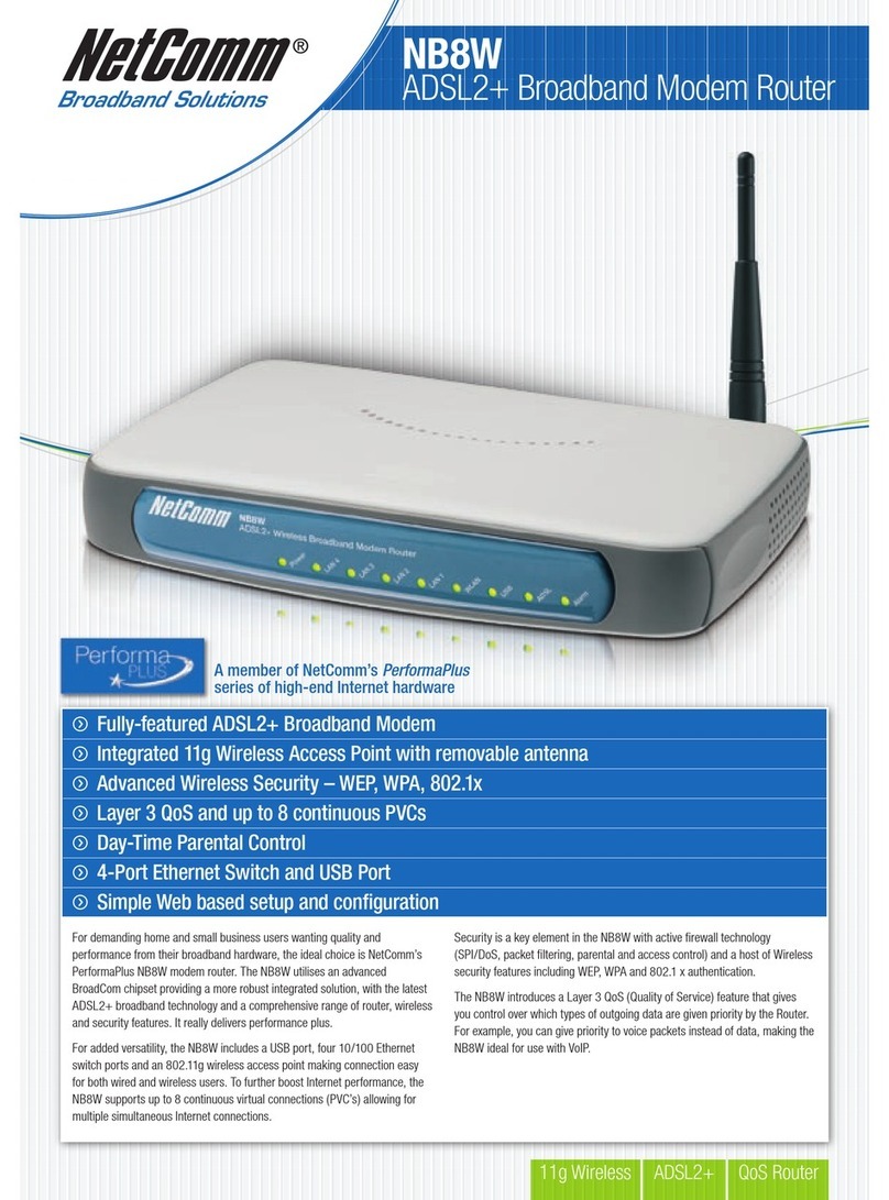 NetComm NB8W User manual