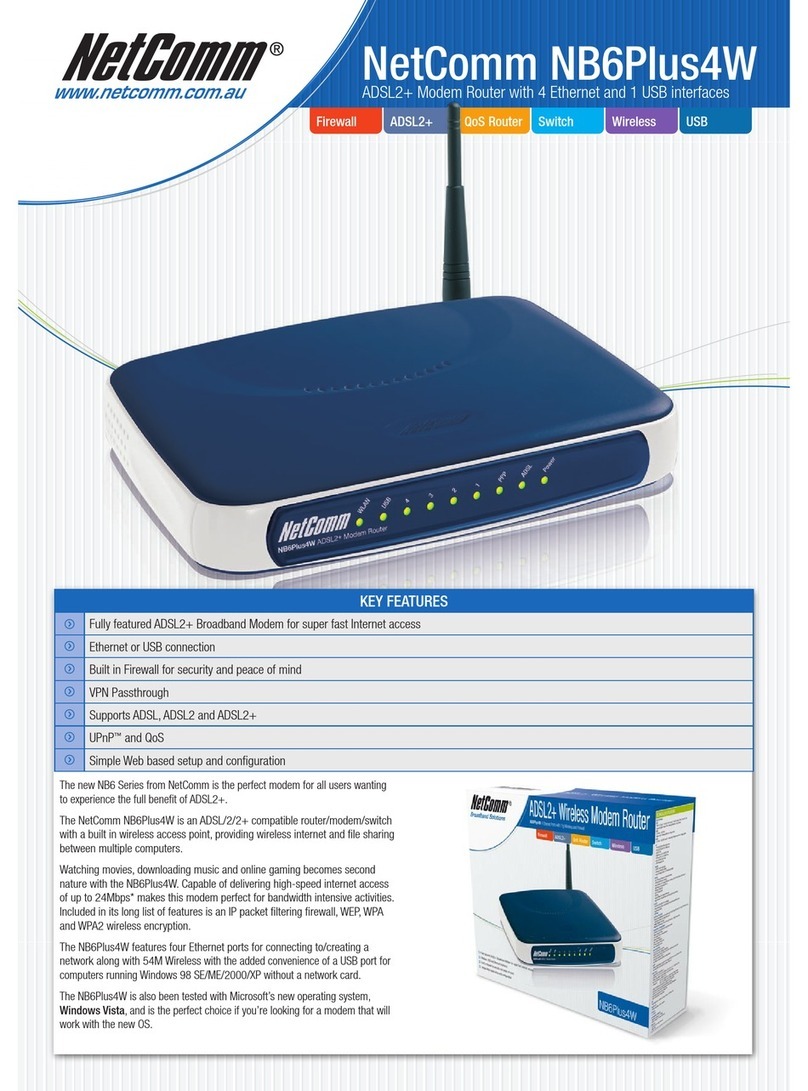 NetComm NB6PLUS4W User manual