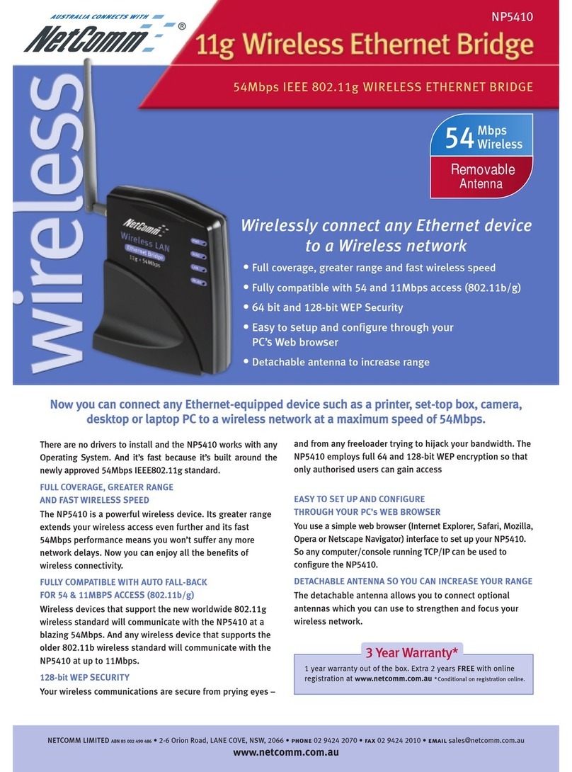 NetComm NP5410 User manual