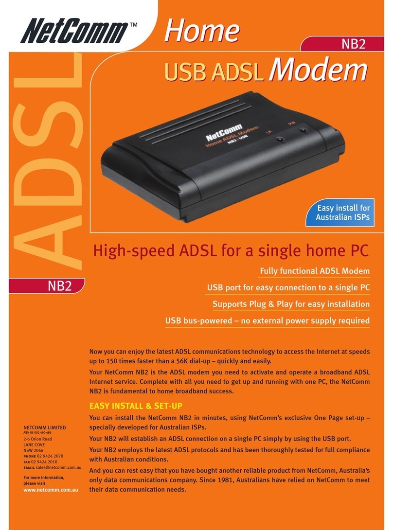 NetComm NB2 Specifications