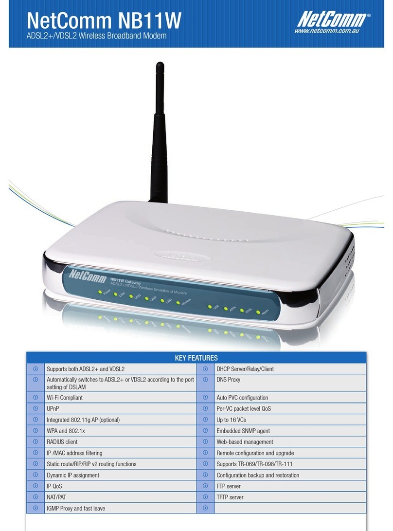 NetComm NB11W User manual