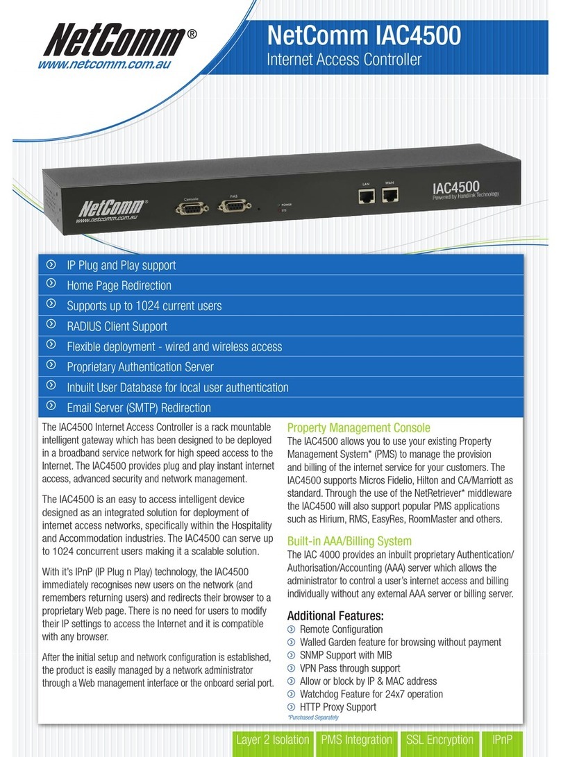 NetComm IAC4500 Specifications