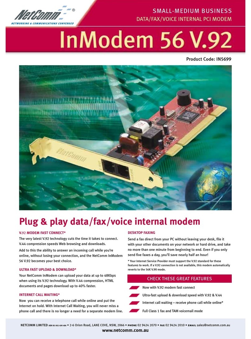 NetComm IN5699 Specifications
