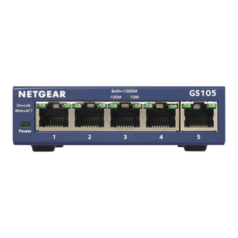 NETGEAR ProSafe GS105 User manual NETGEAR ProSafe GS105 User manual