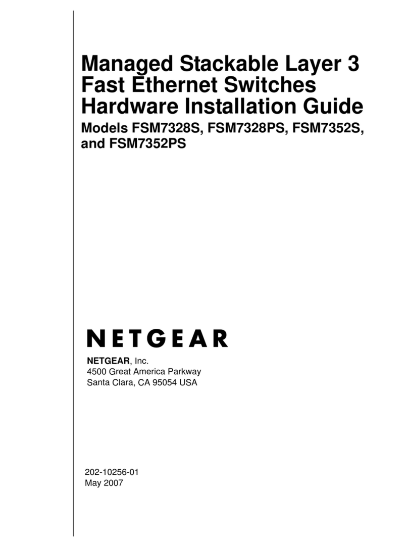 NETGEAR FSM7328PS - ProSafe 24 Port 10/100 L3 Managed Stackable... Manual