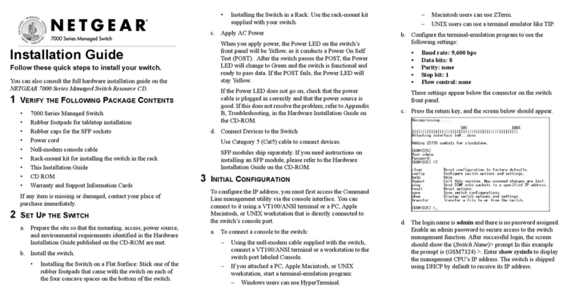NETGEAR FSM7326P - ProSafe Managed Switch User manual NETGEAR FSM7326P - ProSafe Managed Switch User manual