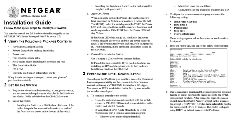 NETGEAR GSM7212 - ProSafe Switch User manual
