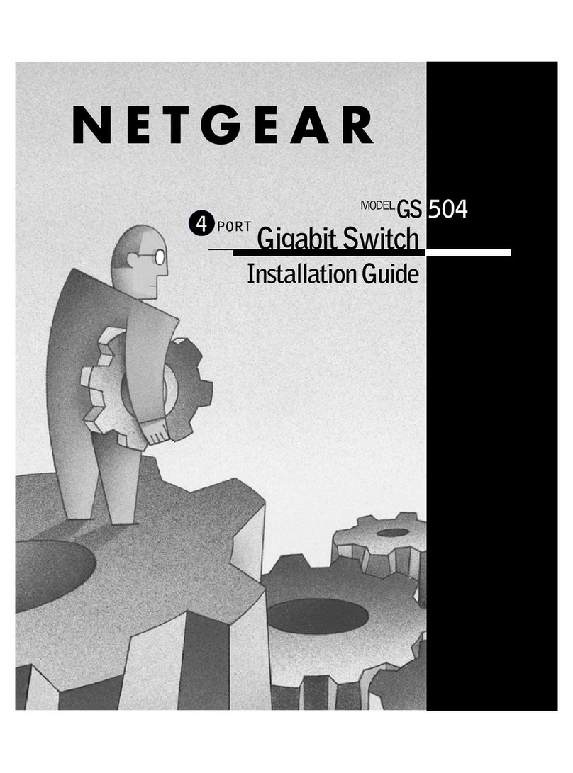 NETGEAR ProSafe GS504 User manual
