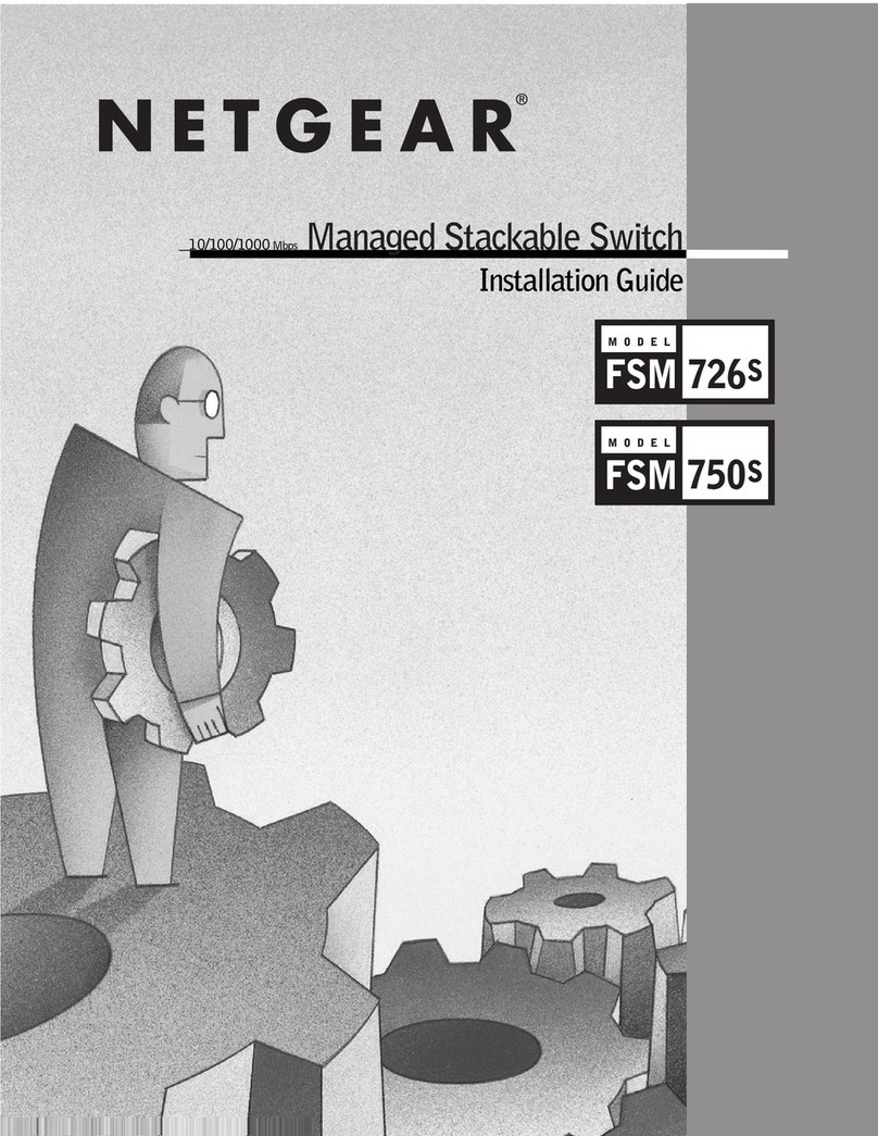 NETGEAR FSM726S User manual