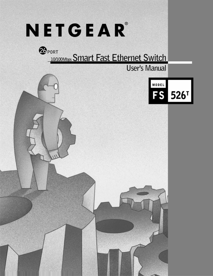 NETGEAR FS526T - Switch User manual NETGEAR FS526T - Switch User manual