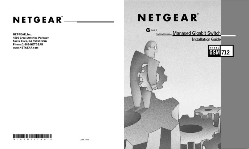 NETGEAR GSM712 User manual