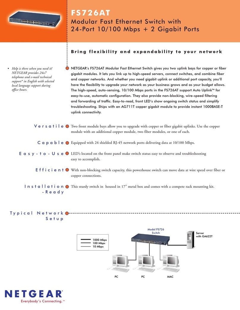 NETGEAR ProSafe FS726AT User manual