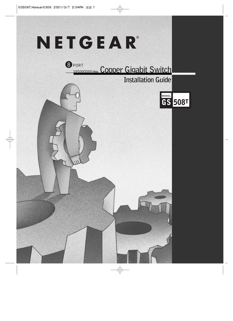 NETGEAR GS508T - Switch User manual