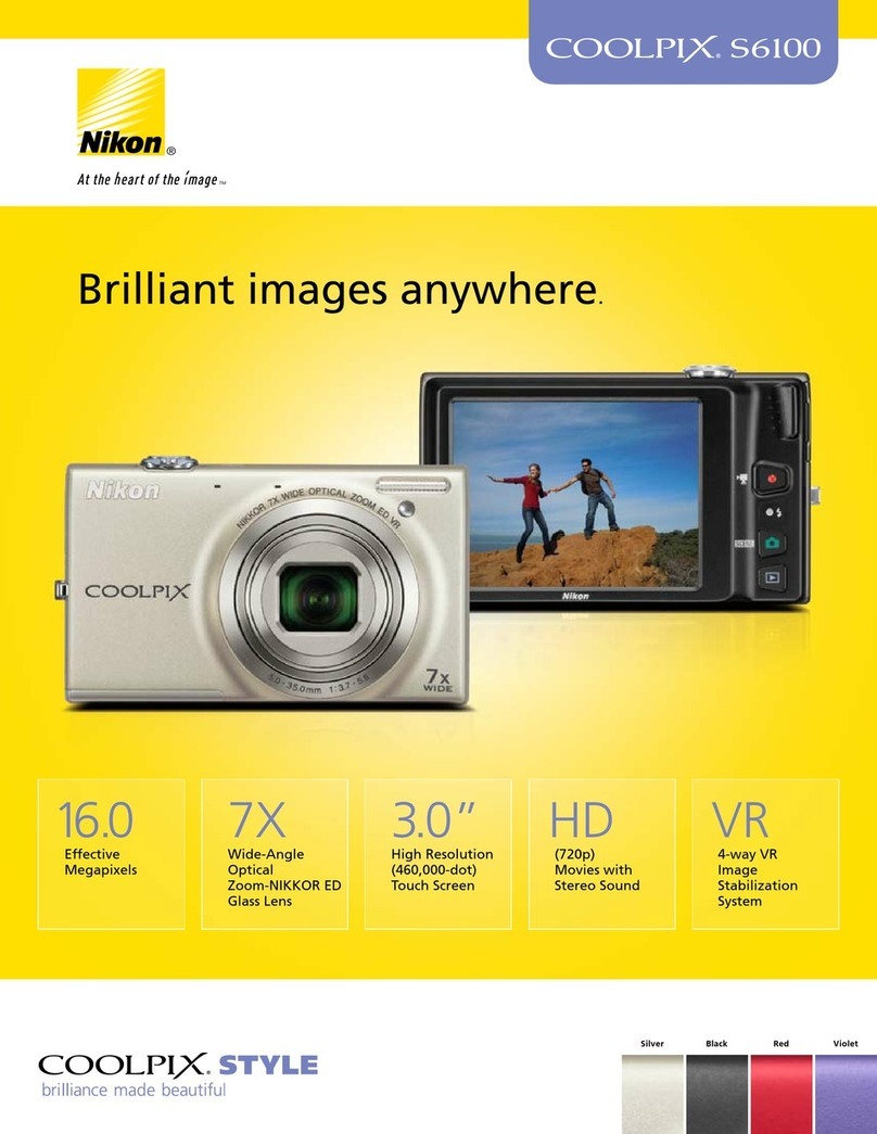 Nikon Coolpix S6100 User manual