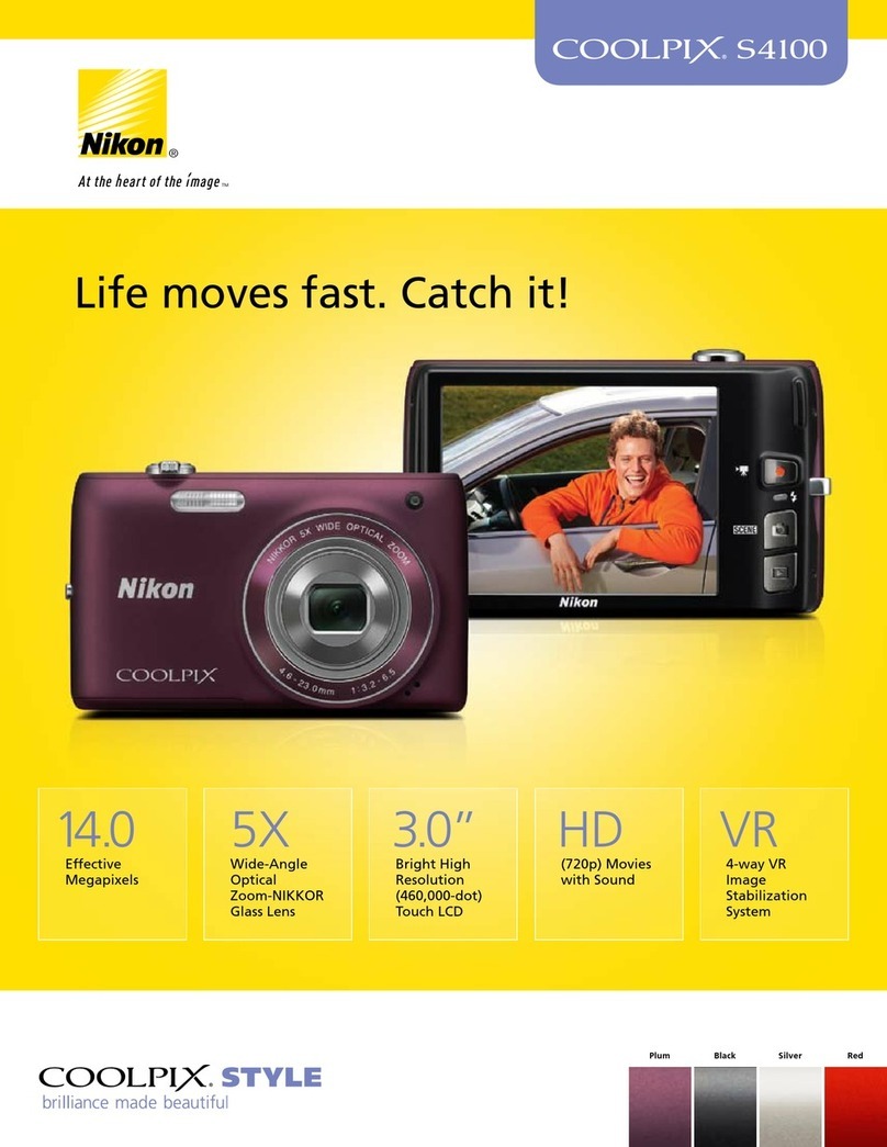 Nikon Coolpix S4100 User manual Nikon Coolpix S4100 User manual