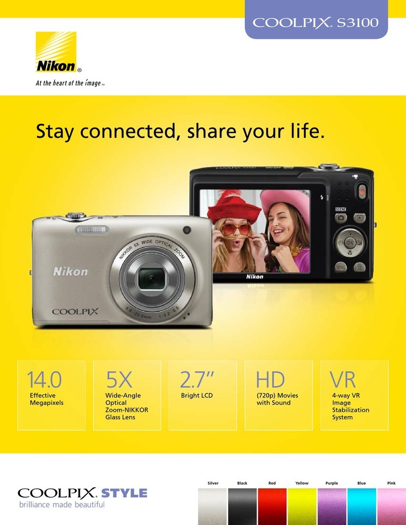 Nikon Coolpix S3100 User manual Nikon Coolpix S3100 User manual