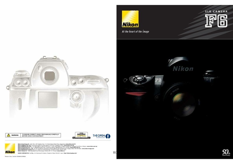 Nikon F6 Brochure & specs