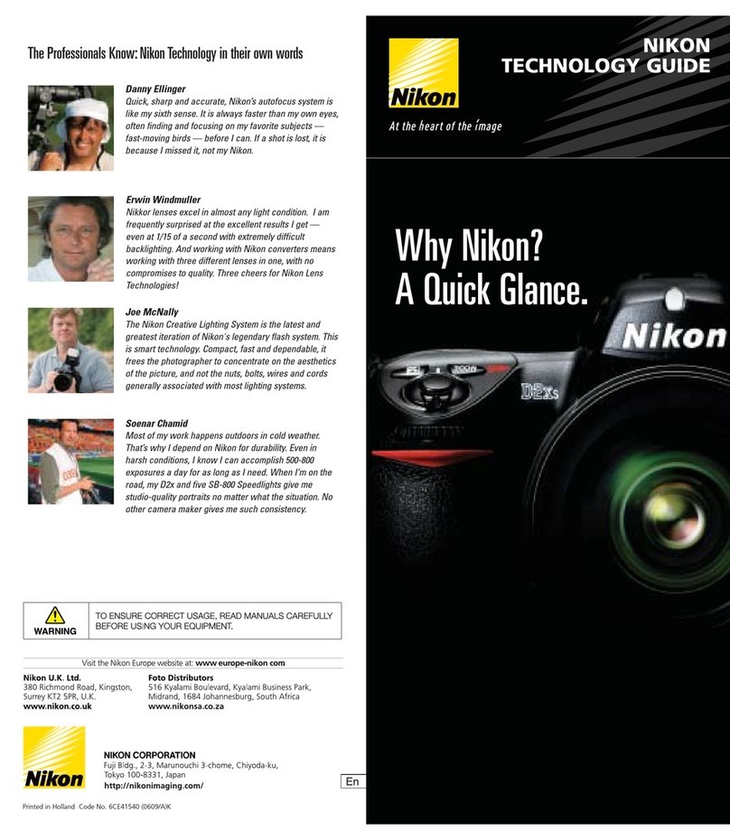Nikon D2X User manual
