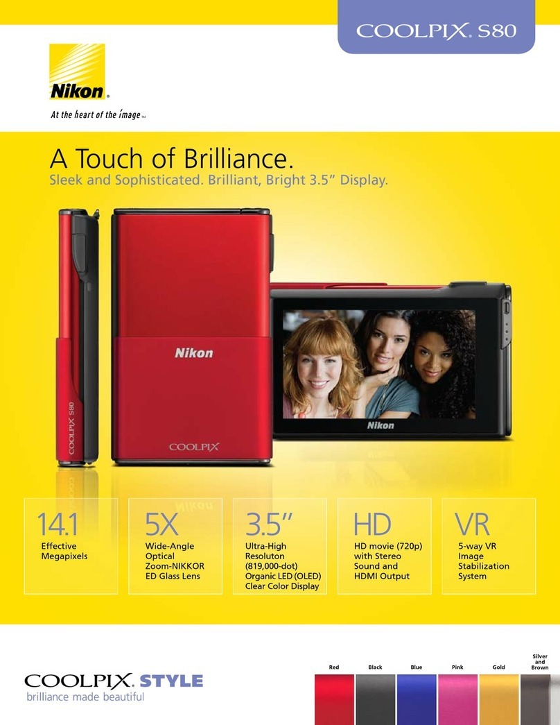 Nikon CoolPix S80 User manual