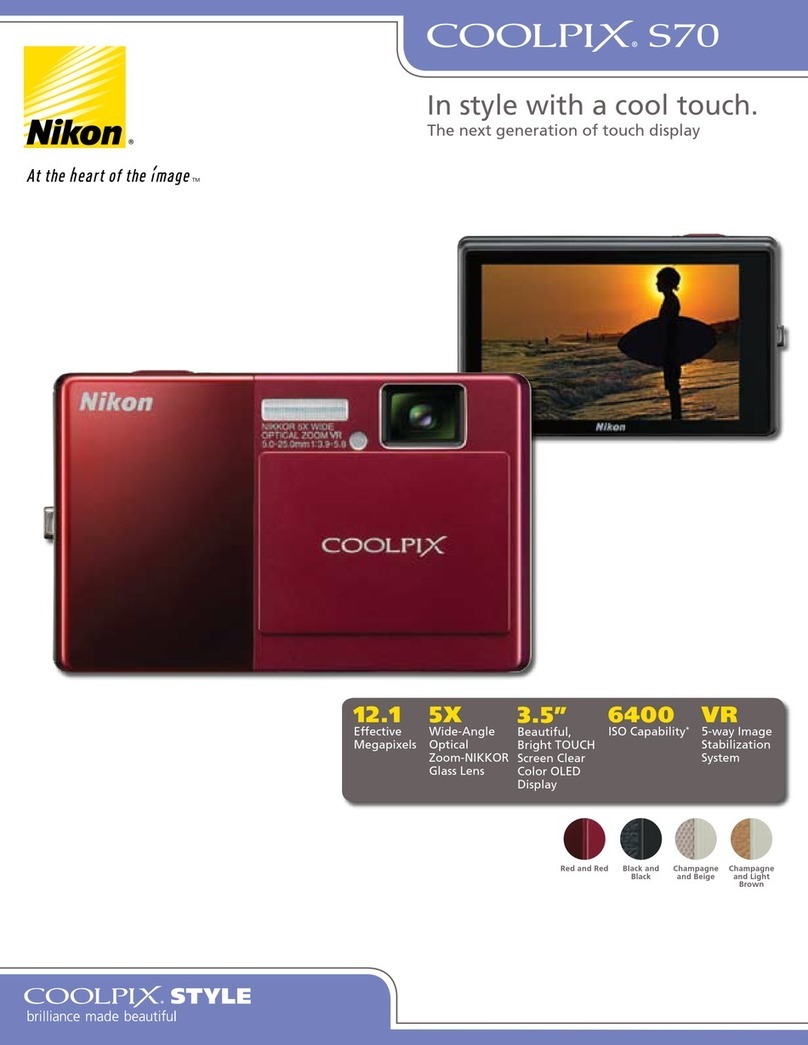 Nikon CoolPix S70 User manual Nikon CoolPix S70 User manual