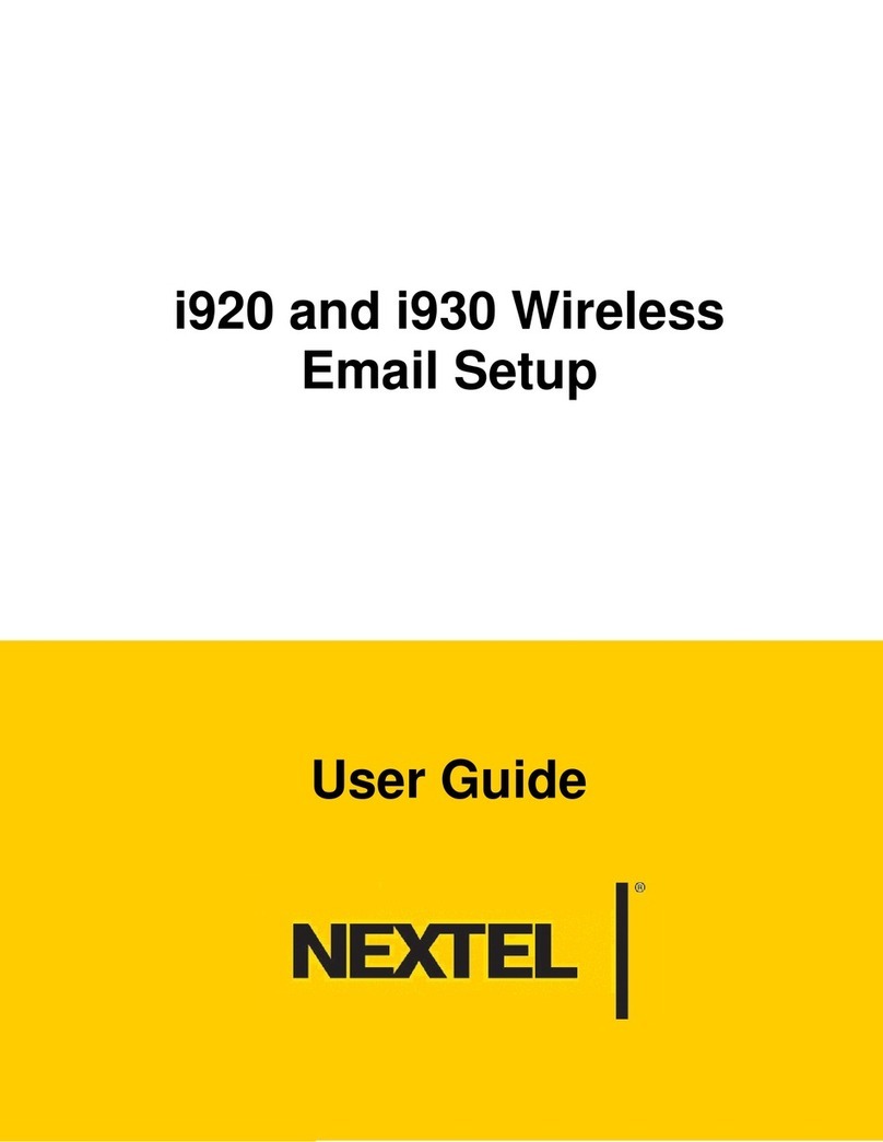 Motorola iDEN i920 User manual
