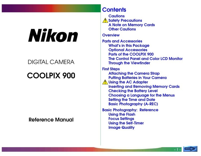 Nikon COOLPIX 900 User manual