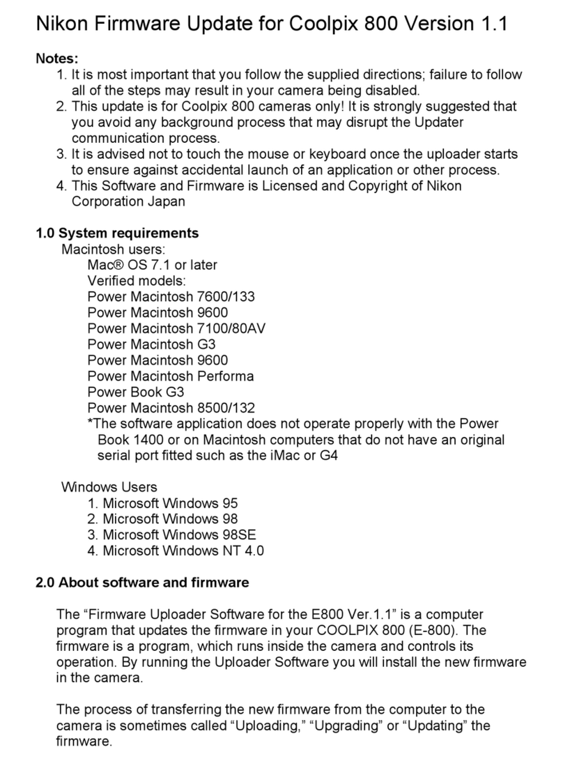 Nikon CoolPix 800 Dimensions