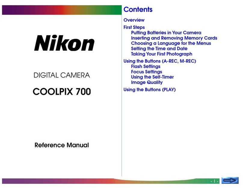 Nikon COOLPIX 700 Reference manual