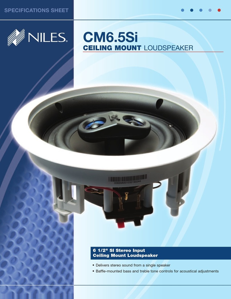 Niles CM6.5Si Specifications