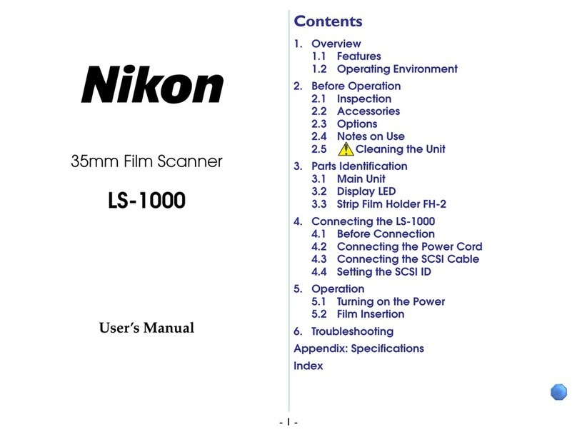 Nikon LS-1000 user manual
