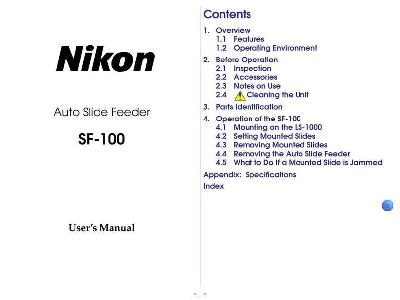Nikon SF-100 user manual