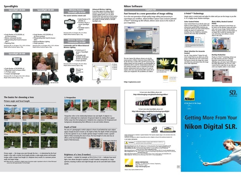 Nikon SB-400 Product brochure Nikon SB-400 Product brochure