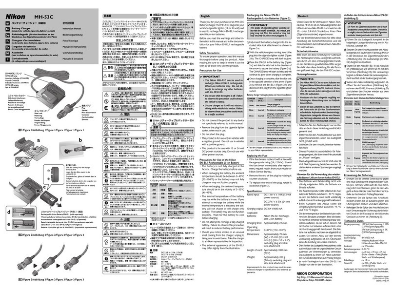Nikon MH-53C instruction manual